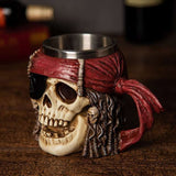 3D Pirate Skull Beer Mug Gothicq