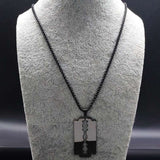 Gothic Blade Razor Pendant Necklaces Gothicq