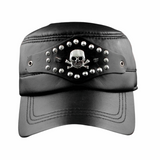 Black Skull Cap