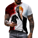 Men Anime Bleach 3D Printed T-Shirt