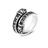 Stainless Steel Punk Vintage Men Ring