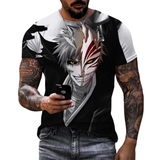 Men Anime Bleach 3D Printed T-Shirt