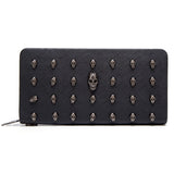 Skull Design Women Long Wallets