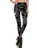 Satan Devil Black Leggings