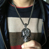 Retro Hip-hop Evil Skull Necklace