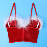 Women Christmas Crop Top