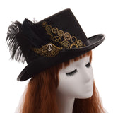 Fashion Steampunk Fedora Hat