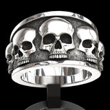 Vintage Punk Skeleton Men Ring