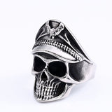 Gothic Warrior Skull Mask Ring