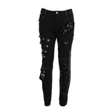 Men Devil Fashion Black Pants