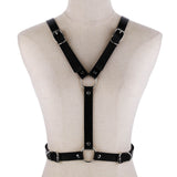 Gothic Punk Sexy Wings Leather Women Harness