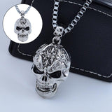 Retro Hip-hop Evil Skull Necklace