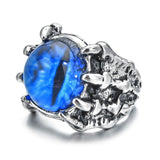 Dragon Claw Evil Eyes Ring