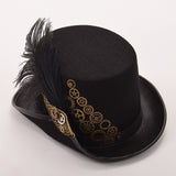 Fashion Steampunk Fedora Hat