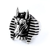 Vintage Wolf Head Men Ring