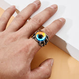 Dragon Claw Evil Eyes Ring