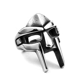 Gothic Warrior Skull Mask Ring