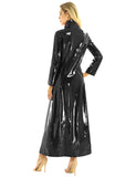 Wetlook Long Sleeve Coat Holographic Costume