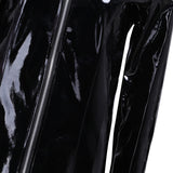 Wetlook Long Sleeve Coat Holographic Costume