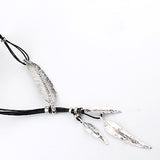 Bohemian Women Girl Feather Necklace