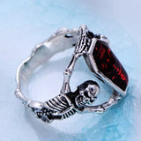 Vintage Punk Skeleton Men Ring