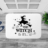 The Witch Is In Printed  Doormat