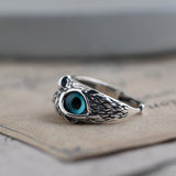 Gothic Charm Vintage Silver Ring