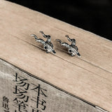 Sheep Head Stud Earring