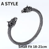 Gothic Wolf Head Adjustable Bracelet