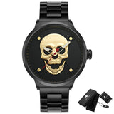 Gothic Fashion Pirate Style Skull Watch For Men