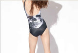 Gothic Skull One-piece Swimsuit