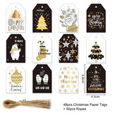 Merry Christmas Kraft Paper Tags