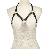 Gothic Women Body Harness Chain