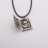 Magic  Book Hidden Gothic Necklace