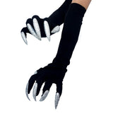 Cool Halloween Long Ghost Claw Gloves