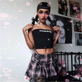 Gothic Grunge Summer Mini Skirt