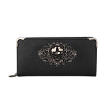 Skull Design Women Long Wallets