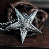 Men Satanic Inverted Pentagram Necklaces