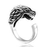 Gothic Warrior Skull Mask Ring