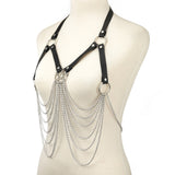 Gothic Women Body Harness Chain