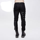 Men Devil Fashion Black Pants