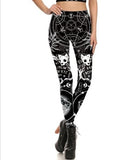 Satan Devil Black Leggings