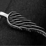 Feather Wing Pendant Punk Necklace