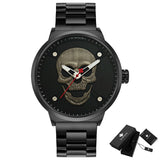 Gothic Fashion Pirate Style Skull Watch For Men