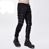 Men Devil Fashion Black Pants