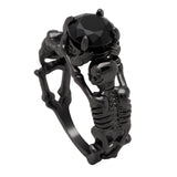 Ghost Evil Skull Skeleton Ring