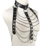 Women Punk Gothic Sexy Body Harness Chain