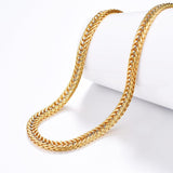 Men's Hip Hop Two-Tone Chain Necklace