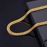 Men's Hip Hop Two-Tone Chain Necklace