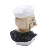 American Army Soldiers Helmet Skull Statue